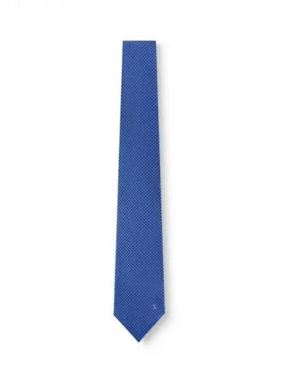 Men's Micro Damier Tie Blue - LOUIS VUITTON - BALAAN 2