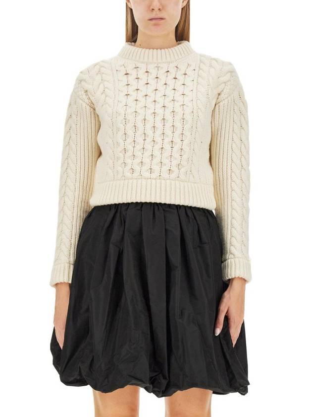 Patou Woven Sweater - PATOU - BALAAN 1