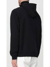 Cotton hooded zip up black - BRUNELLO CUCINELLI - BALAAN 5