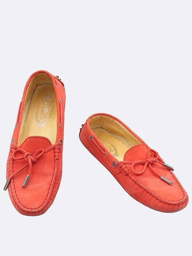 Smith Market Used Luxury Red Loafers Women s Shoes - TOD'S - BALAAN 1