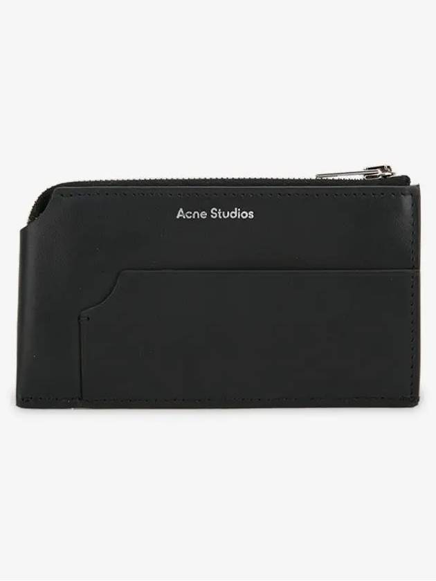 Logo Zipper Card Wallet Black - ACNE STUDIOS - BALAAN 3