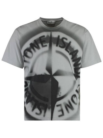 Stone Island Cotton Crew-Neck T-Shirt - STONE ISLAND - BALAAN 1