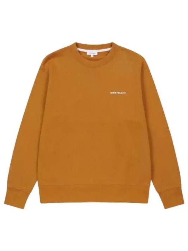 Arne Logo Sweatshirt Turmeric Yellow T Shirt - NORSE PROJECTS - BALAAN 1