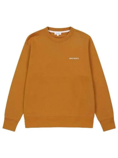 Arne Logo Sweatshirt Turmeric Yellow T Shirt - NORSE PROJECTS - BALAAN 1