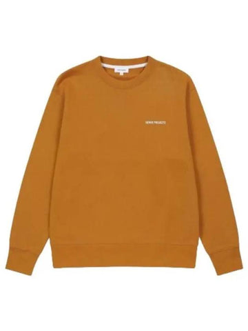 Arne Logo Sweatshirt Turmeric Yellow T Shirt - NORSE PROJECTS - BALAAN 1