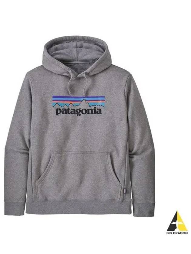 P 6 Logo Uprisal Hoodie Grey - PATAGONIA - BALAAN 2