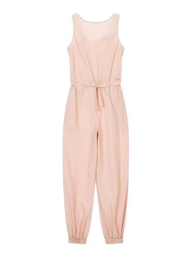 Women s seersucker sleeveless jumpsuit light orange 271901 - ARMANI EXCHANGE - BALAAN 1