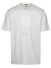 Metropolis Series Mercerized Jersey Logo Badge Short Sleeve T-Shirt White - CP COMPANY - BALAAN 2