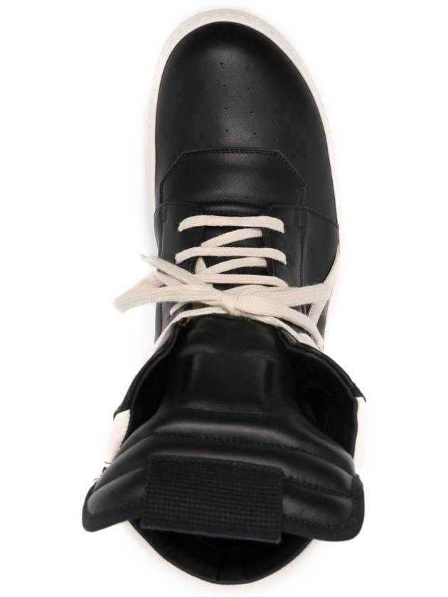 Porterville Geobasket High Top Sneakers Black Milk - RICK OWENS - BALAAN 5