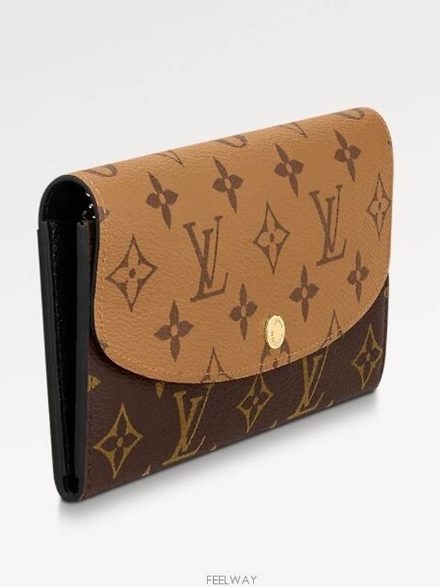 Emilie Monogram Reverse Canvas Long Wallet Brown - LOUIS VUITTON - BALAAN 6