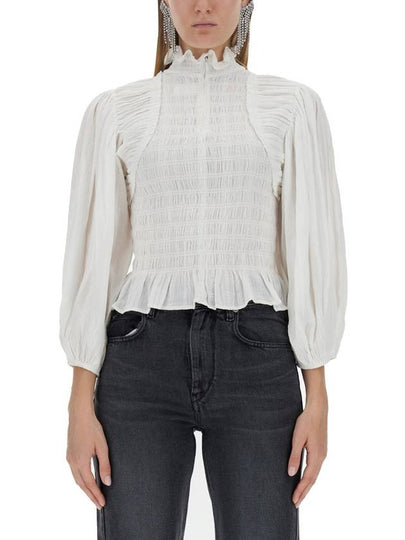 Blouse Shirt HT0222FAA3J09E 20WH WHITE - ISABEL MARANT ETOILE - BALAAN 2