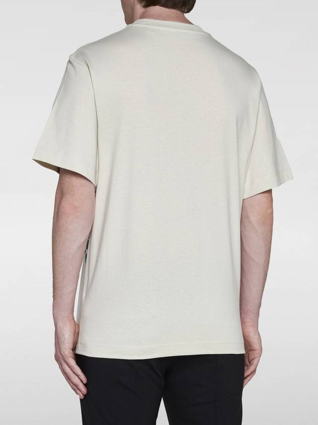 EKD Cotton Short Sleeve T-Shirt Ivory - BURBERRY - BALAAN 3