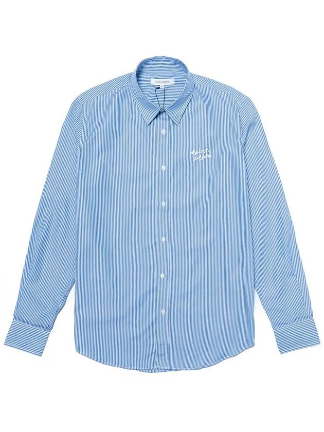 logo embroidered cotton shirt MM00408WC2045 - MAISON KITSUNE - BALAAN 2