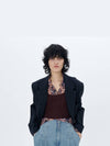 OUT POCKET BELTED SINGLE JACKET - ETCH - BALAAN 5