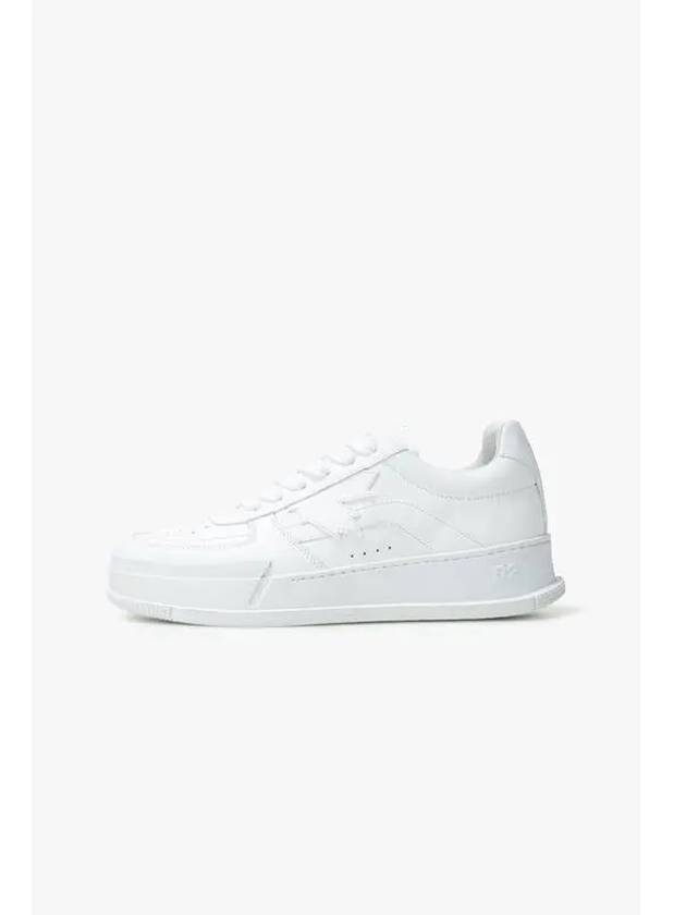 MEN S CANADIAN LEATHER SNEAKERS WHITE - DSQUARED2 - BALAAN 1