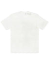 T Just Doval PJ Oval D Patch Short Sleeve T Shirt White - DIESEL - BALAAN 3