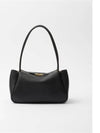 Triangle Logo Medium Shoulder Bag Black - PRADA - BALAAN 4