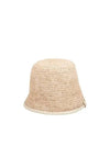 Women s Hat SOLI Logo Patch Raffia Bucket 24E245AC642 3060 120 - JACQUEMUS - BALAAN 3