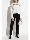 Intarsia Wool Knit Top White - GUCCI - BALAAN 3