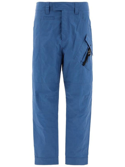 Logo Buckle Straight Pants Blue - DIOR - BALAAN 2