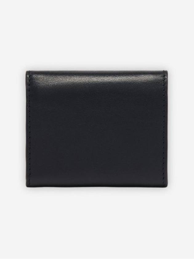 [MAISON KITSUNE] TRICOLOR FOX ULTRA COMPACT WALLET - BLACK - MAISON KITSUNE - BALAAN 3