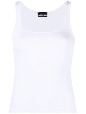 Le Debardeur Caraco Sleeveless White - JACQUEMUS - BALAAN 1