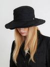 Double Brim Wire Hat All Black - BROWN HAT - BALAAN 2