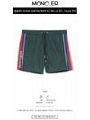 2C00011 53326 84C Back Pocket Logo Patch Swim Pants Green Men’s Pants TJ - MONCLER - BALAAN 2