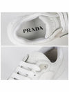 Leather Re-Nylon High Top Sneakers White - PRADA - BALAAN 5