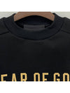 Women s Logo Fleece Crop Sweatshirt Black 192BT247380FW - FEAR OF GOD ESSENTIALS - BALAAN 6