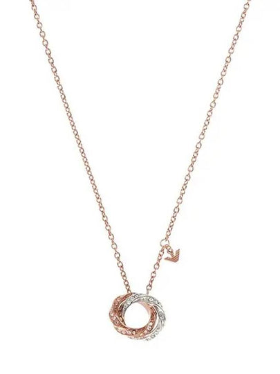 Two Tone Necklace Gold - EMPORIO ARMANI - BALAAN 2