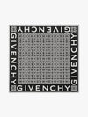 4G Logo Pattern Silk Muffler Black - GIVENCHY - BALAAN 1