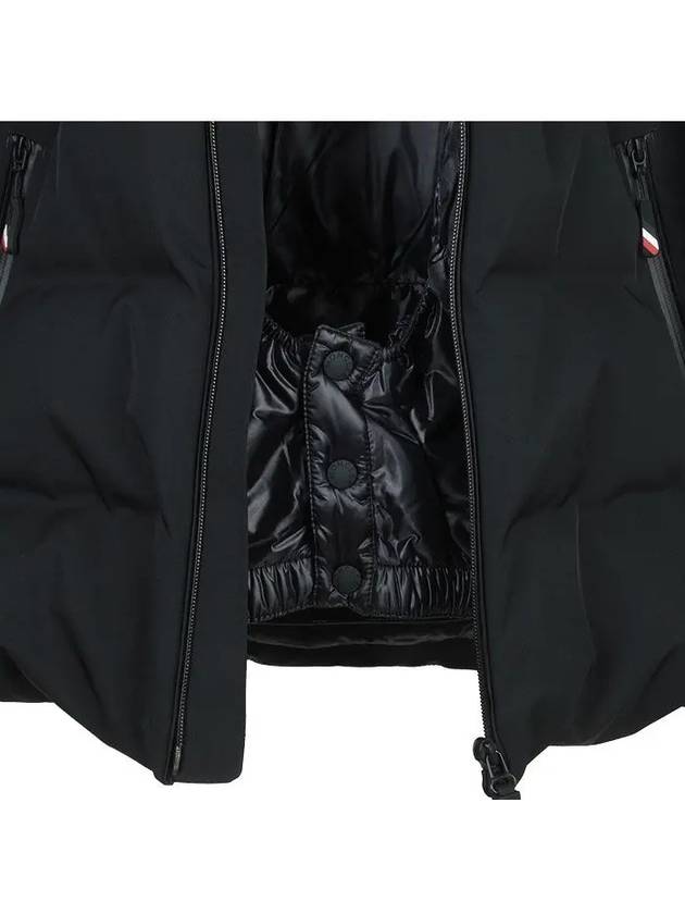 Men's Montgetech Hooded Down Ski Padding Black - MONCLER - BALAAN 5