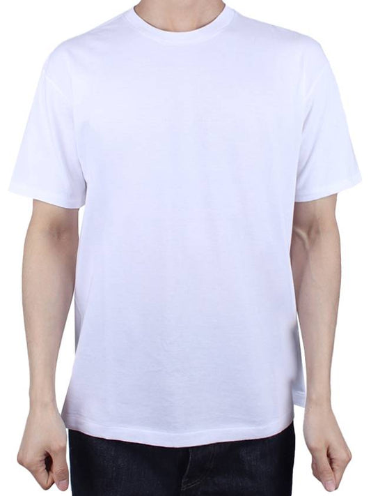 Men's Seamless Crew Neck Short Sleeve TShirt White A00T01ST WHITE - AURALEE - BALAAN 1