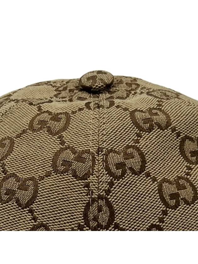 GG Canvas Ball Cap Beige - GUCCI - BALAAN 6