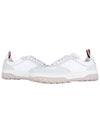 Letterman Panel Lace-Up Low-Top Sneakers White - THOM BROWNE - BALAAN 2