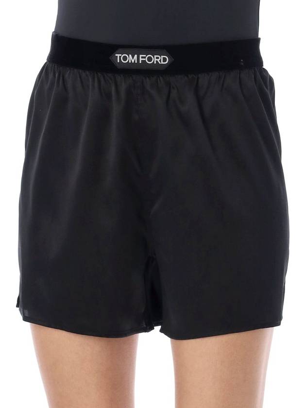 Tom Ford Stretch Silk Satin Boxer Shorts - TOM FORD - BALAAN 3