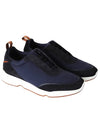 Modular Walk Low Top Sneakers Navy - LORO PIANA - BALAAN.