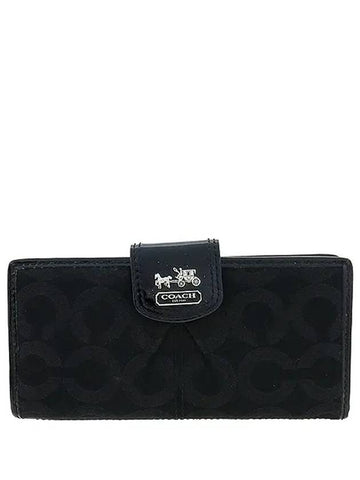 black long wallet - COACH - BALAAN 1