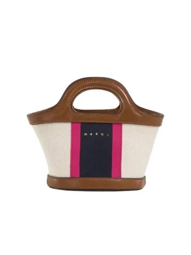 Tropicalia Micro Tote Bag Beige - MARNI - BALAAN 2