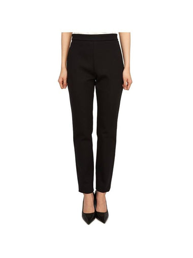 Sonni Zipper Polyamide Slacks Black - MAX MARA - BALAAN 1