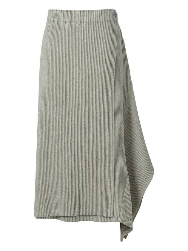 Women s Side Patch A Line Pleated Skirt Ecru - MONPLISSE - BALAAN 1