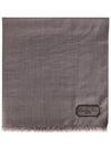 Men's Logo Couture Cashmere Muffler Plum - DIOR - BALAAN 2