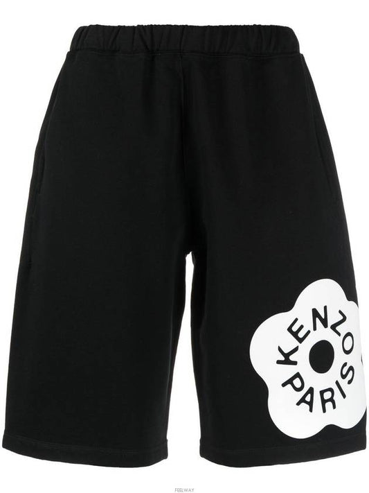 Boke Flower 2 0 Bermuda Shorts Black - KENZO - BALAAN 2