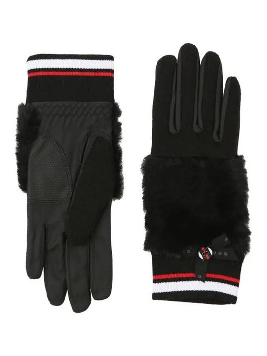 fur golf gloves OF8802LBBLACK - ONOFF - BALAAN 2
