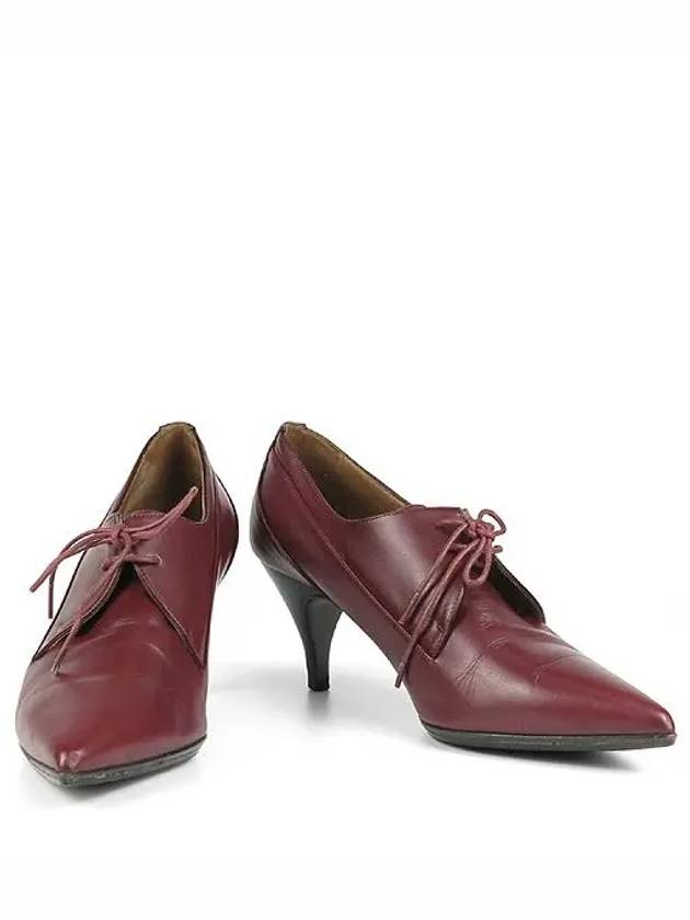 Smith Market Burgundy Shoes Women s - HERMES - BALAAN 1