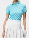 Tour Tech Polo T Shirt Blue - J.LINDEBERG - BALAAN 3