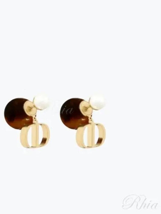 Tribales Pearl Metal Earrings Gold - DIOR - BALAAN 2