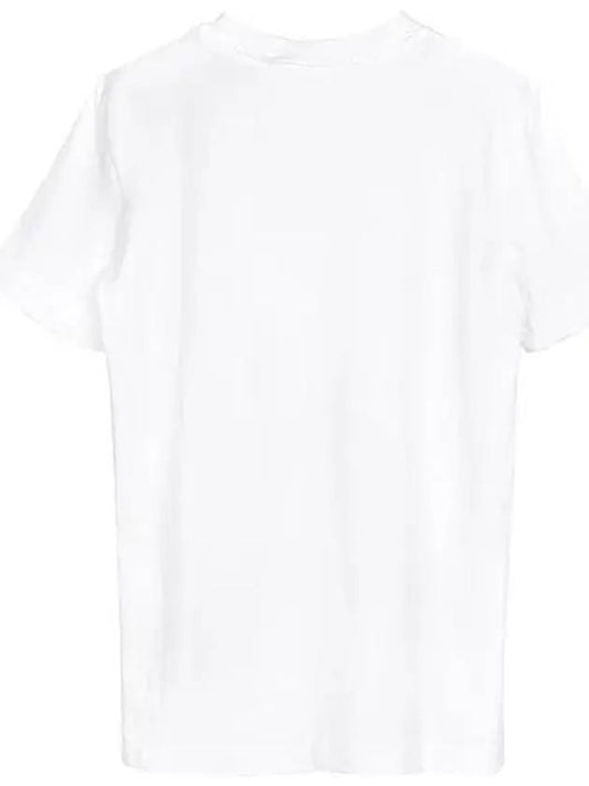 White monologo t shirt J20J221065 YAF - CALVIN KLEIN - BALAAN 2