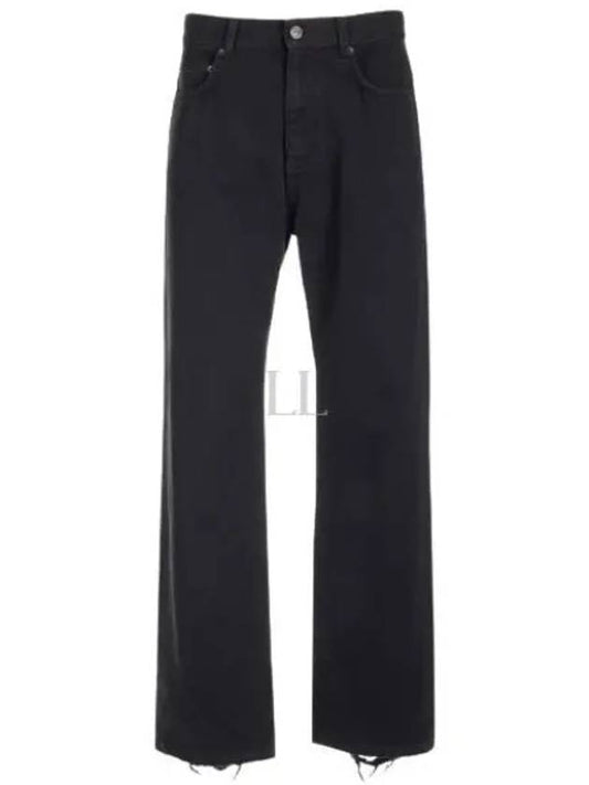 Medium Fit Straight Jeans Black - BALENCIAGA - BALAAN 2